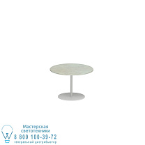 СТОЛИК BUTLER Ø40CM H28CM БЕЛЫЙ ЛАВАСТОН НЕФРИТ Royal Botania