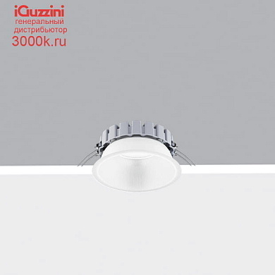 QV90 Easy Space iGuzzini Ø 163 mm - neutral white - INVERTER - Transparent/Black