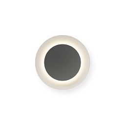547621/14 Vibia Puck настенный светильник черно-серого оттенка с мягким покрытием