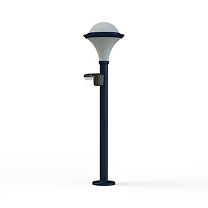 Dallas N° 8; Opal polycarbonate E27 75W Detector; Matt azure blue