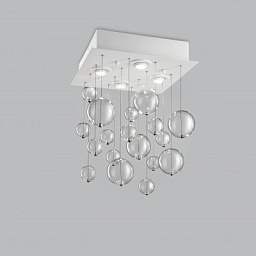 Metal Lux Bolero PL 4L 70 Square квадратный светильник с четырьмя лампами белый; прозрачный 254.340.01