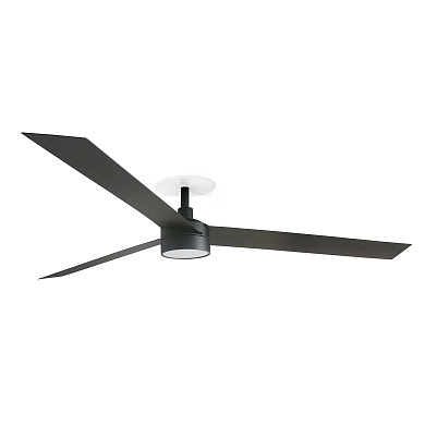 Faro Barcelona CRUISER RECESSED XL вентилятор встраиваемый чёрный Ø1600 3 лопасти