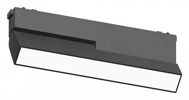 магнитный трековый светильник прямоугольный черный для магнитного трека 48V