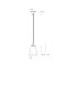 Подвесной светильник Original BTC Flowerpot Antique Brass — фото 3