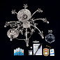 LU 2392/8 altsilber/479 Schliff La Boheme Orion восьмиламповая подвесная люстра — фото 7