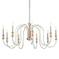 Karthe 9 Light Chandelier Beech and Brushed Nickel люстра 52471NI Kichler — фото 6