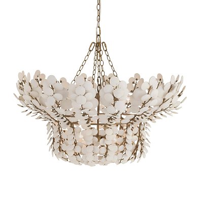 Люстра Arteriors Bilal, кокосовая скорлупа цвета слоновой кости
