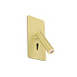 62114 SUAU LED SATIN GOLD RECESSED LAMP встраиваемый светильник Faro barcelona — фото 3