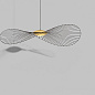 L0840303 VERTIGO Petite Friture Подвесной светильник геометрический сферический большой черно-белый — фото 4