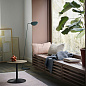 13943 Muuto Soft Приставной столик Ø41x40 см, массив копченого дуба / черный — фото 1
