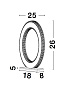 9011136 CILION Novaluce светильник LED 20W 230V 1276Lm 2953K IP20