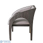 Arches Occasional Chair-Muslin Global Views кресло
