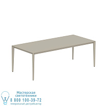 СТОЛ U-NITE 220X100 СМ, ПЕСОЧНЫЙ, С КЕРАМИЧЕСКОЙ СТОЛЕШНИЦЕЙ ЦВЕТА ЖЕМЧУЖНО-СЕРЫЙ Royal Botania