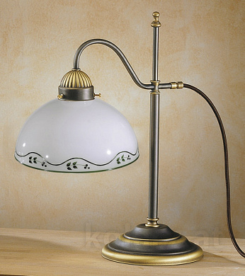 настольная лампа на шарообразном основании