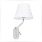24006 ETERNA Chrome structure wall lamp with right reader бра Faro barcelona — фото 2