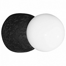 10109W Dark grey Loft It Quill накладной настенный светильник с шаром и рельефной поверхностью