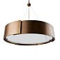 Люстра Arteriors Dante Medium, античная латунь и матовый рассеиватель — фото 5