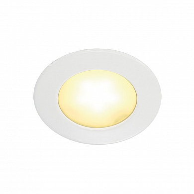 112221 SLV DL 126 LED светильник встраиваемый с 6 LED, 2.8W, 3000К, 12B=, белый