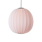 KW75 SS LED Knit-Wit Made By Hand Светильник Ø75 с бежевым фактурным абажуром LED — фото 1