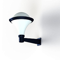 Dallas N° 2; Opal polycarbonate E27 75W; Steel blue