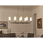 Vetivene 8 Light Linear Chandelier Classic Pewter люстра 52453CLP Kichler — фото 4