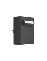 Sandy Black Aluminium & Anti-Glare Acrylic Diffuser LED 9 Watt 571Lm 3000K 220-240V IP65 L: 12 W: 9.4 H: 15 cm