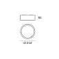 8238 Linea Light Box SR AP PL LED M круглый потолочный светильник белый — фото 1