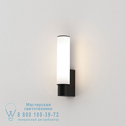 1060013 Astro lighting Kyoto настенное бра для ванной с вертикальным плафоном матовый чёрный