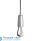 LED 002 подвесной светильник Plumen 1003041101_Plumen Drop Cap Chrome + Plumen 002 LED E27