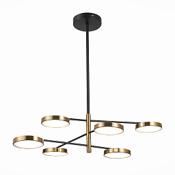 SL1605.413.06 ST-Luce Farone подвесная люстра с круглыми дисковыми плафонами на подвесе