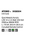 9180614 ATOMO Novaluce светильник LED 14 x 2.4Вт 230В 2352Lm 3000K IP20 — фото 9
