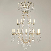 CL0234.SI.SE Labadie Chandelier, 18 Lights, Silver, made to order