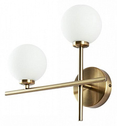 A3988AP-2AB Arte Lamp Bolla-piccolo настенное бра с двумя шарообразными плафонами бронзового цвета