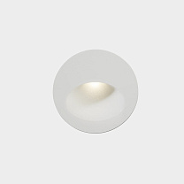 Recessed wall lighting IP65 Bat Round Oval LED 2.2W 2700K White 45lm
