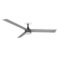 CRUISER RECESSED XL Black/Aluminium fan SWT Wall Control white