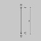 TRA159C-B1-BS Maytoni Accessories for tracks Flarity Комплектующие для систем освещения с токоведущими элементами Латунь — фото 1