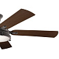 60" Hatteras Bay Fan Weathered Zinc люстра-вентилятор 310017WZC Kichler — фото 2