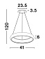 8105620 ALBI Novaluce светильник LED 32Вт 230В 1950Lm 3000K IP20