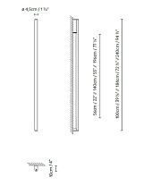 SOLID OUTDOOR W 100 CORTEN; SOLID OUTDOOR W 100 BLACK LED 6W 24V 420lm 2700K CRI≥90 230V DIM 1/10V; SOLID OUTDOOR W 100 DESERT GREY
