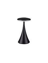 Touch Dimmable Sandy Black Die-Casting Aluminium & Frost Polycarbonate LED 2Watt 3.7Volt 99Lm IP54 3000K Switch On/Off USB Wire D:9 H:17 cm