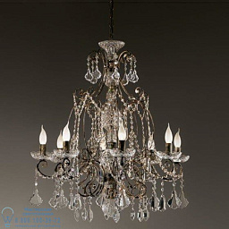 6470/8 MM lampadari Preziosa хрустальная люстра с восемью рожками и каскадными подвесками