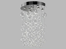 Metal Lux Bolero PL 8L 110 Round современная круглая люстра прозрачный; хром 251.080.01