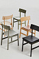 Pause dining chair 2.0 Black w/leather Woud, стул — фото 3