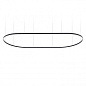 BZRO16C40G15DBO Nemo Zirkol Oval 4x2 SP крупный современный подвесной светильник белый — фото 1