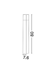 NL_OUTDOOR_STICK_BOLLARD Nova Luce STICK Боллард