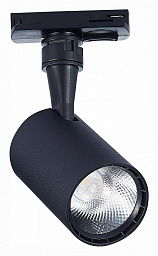 ST351.436.10.36 ST-Luce 1ph lights ST-luce трековый светильник чёрного цвета с регулируемой головкой для однофазного шинопровода