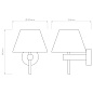 1050007 Roma Astro lighting настенный светильник матовый чёрный — фото 2