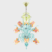 Chandelier Van Gogh Iris 9 Lights Розовый / 9