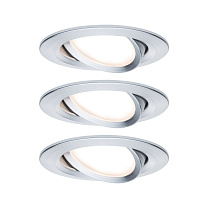 Downlight Nova 3-piece set Swivelling round 50°
