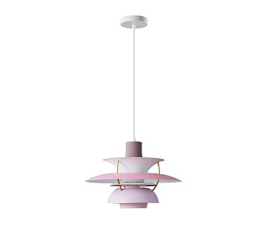 Подвесной светильник Kink Light Дейси розовый 07826-40,10
